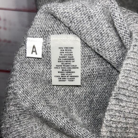 Ann Taylor Gray Cowl Neck Sweater Tank | Medium - Picture 4 of 4